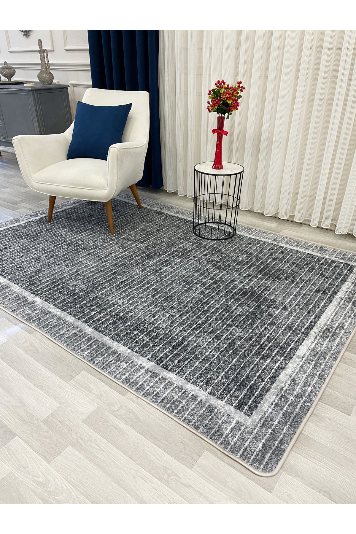Scandinavian Style Non-Slip Sisal-Look Runner Rug