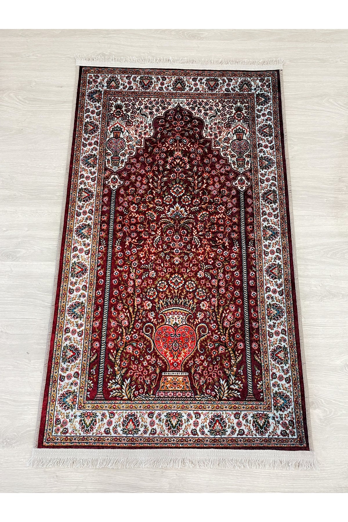 Seccade Saçaklı Lateks Taban 75x125 Ebat