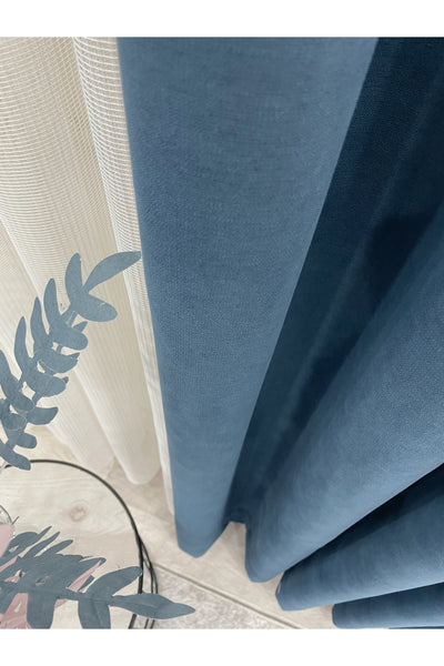 CAMEL Color 1/3 DENSE PLEAT Honeycomb Weave Soft Panama Blackout Curtain