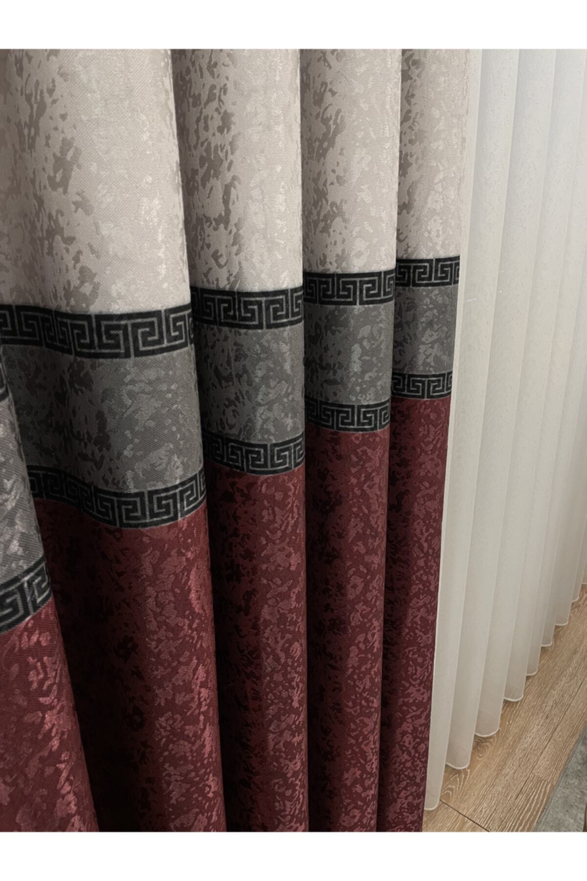 Liva Model 1/2.50 Pleated Blackout Curtain