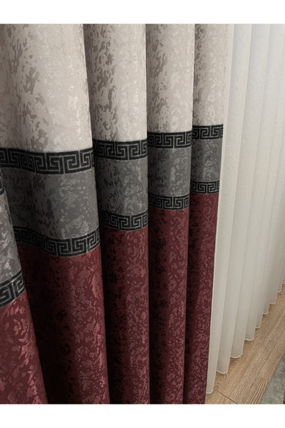 Liva Model 1/2.50 Pleated Blackout Curtain