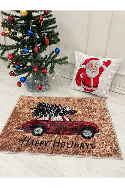 Happy Holidays Christmas Doormat 60x90 Size 60x90