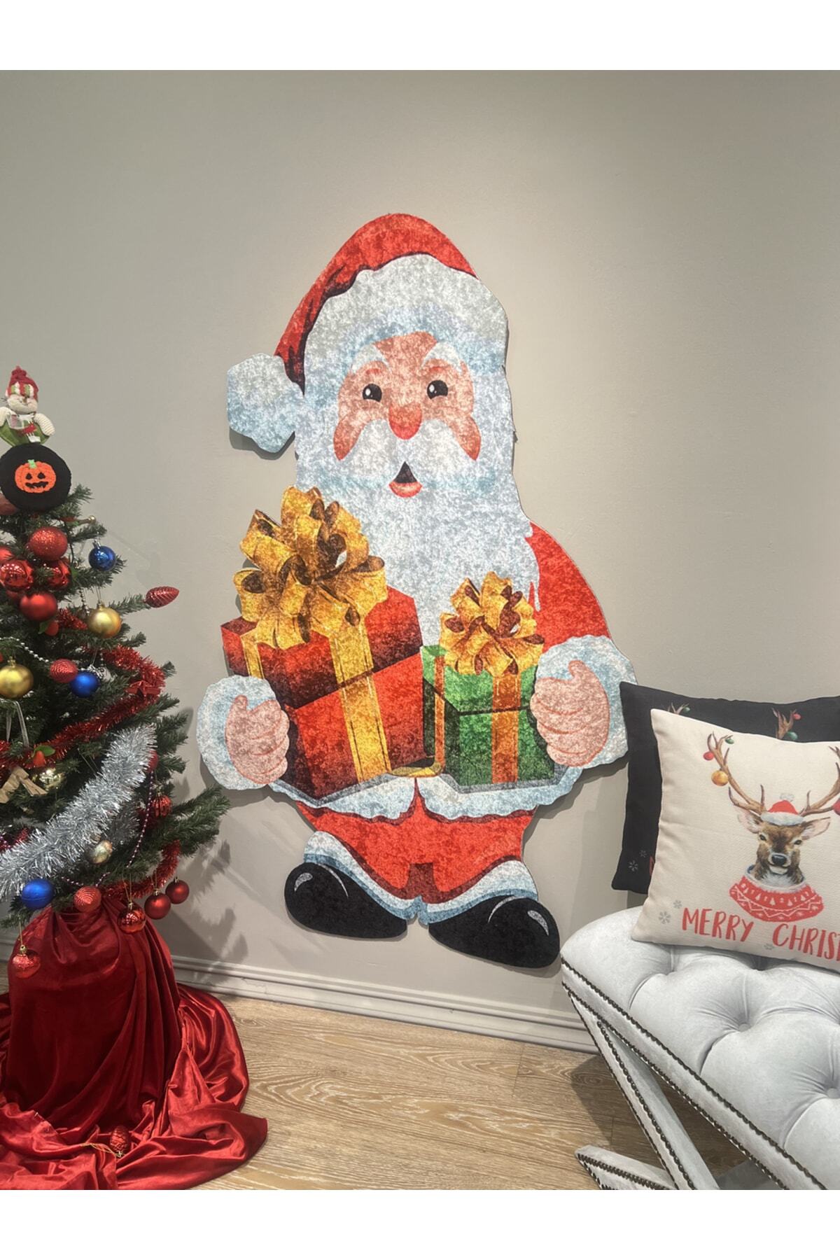 Santa Claus Christmas Shaped Rug