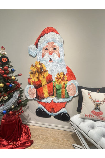 Santa Claus Christmas Shaped Rug