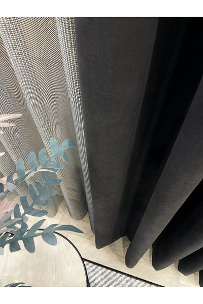 CAMEL Color 1/3 DENSE PLEAT Honeycomb Weave Soft Panama Blackout Curtain