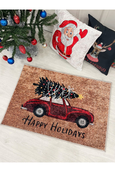 Happy Holidays Christmas Doormat 60x90 Size 60x90