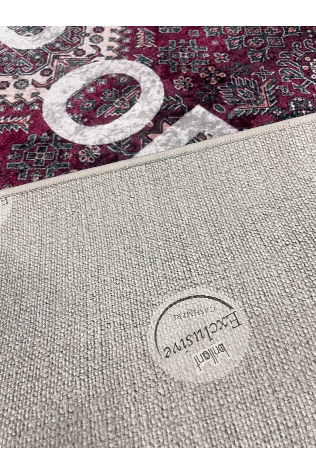 Pink Keep Off Fringed Latex Base Rug