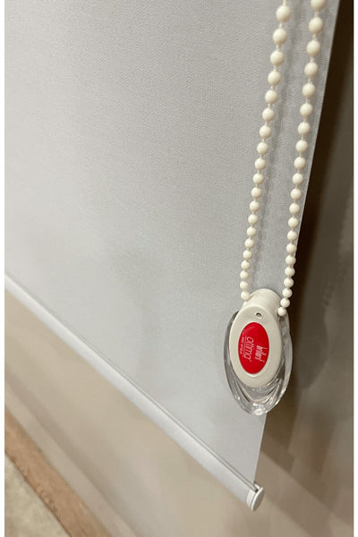 Matte Dark Gray (ANTHRACITE) Roller Blind Heavy Fabric Aluminum Housing Tube