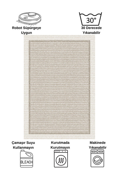 Scandinavian Style Non-Slip Sisal-Look Runner Rug
