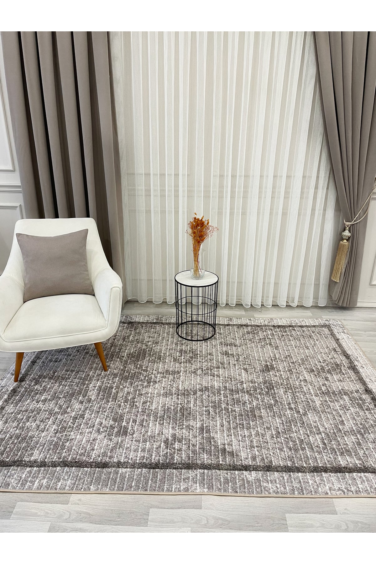 Scandinavian Style Non-Slip Sisal-Look Runner Rug