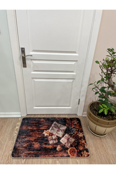 Koza Yılbaşı Lateks Taban Kapı Önü Paspası (ebat 60x90)