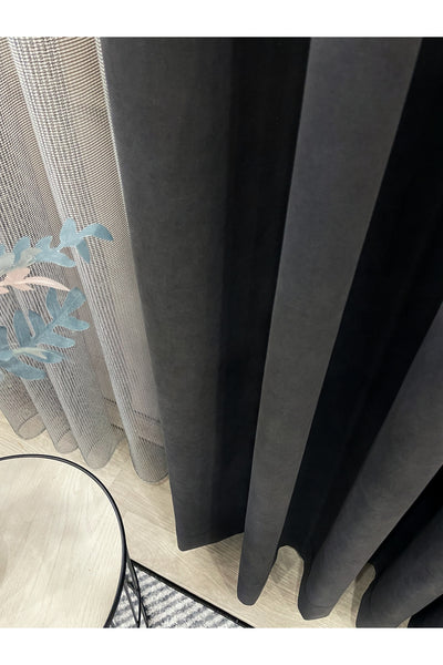 CAMEL Color 1/3 DENSE PLEAT Honeycomb Weave Soft Panama Blackout Curtain