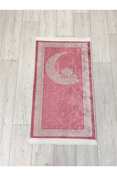 Children's Prayer Rug Blue 60x100 Size