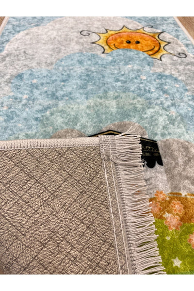 Children's Prayer Rug (50x80 Size) Blue