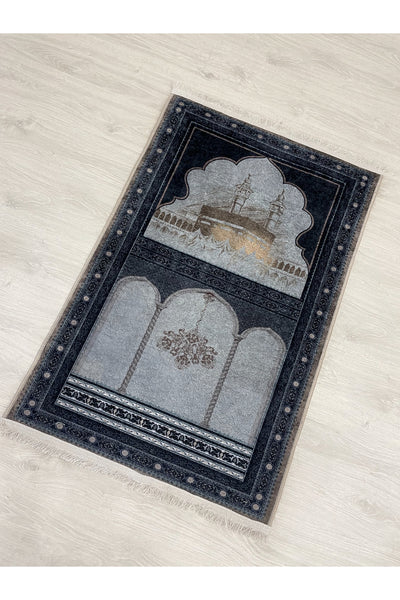 Fringed Prayer Rug Latex Base 75x125 Size