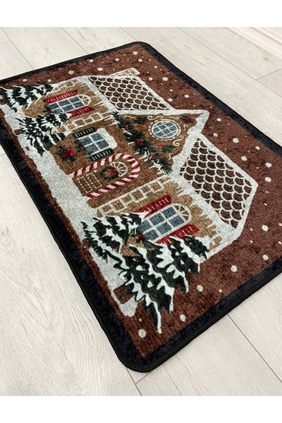 Christmas-Themed Doorstep Tree Skirt Mat (60x90)
