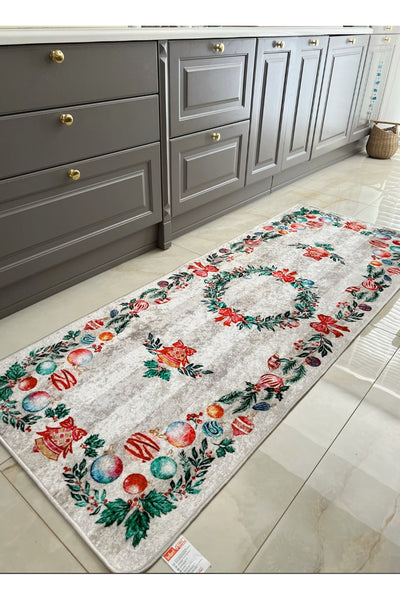 Stone Color - New Year Concept Holiday Kitchen Entryway Rug