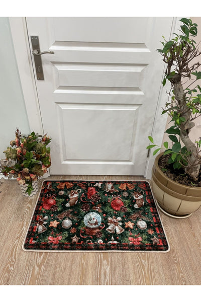 Bell Christmas Latex Base Doormat (Size 60x90)