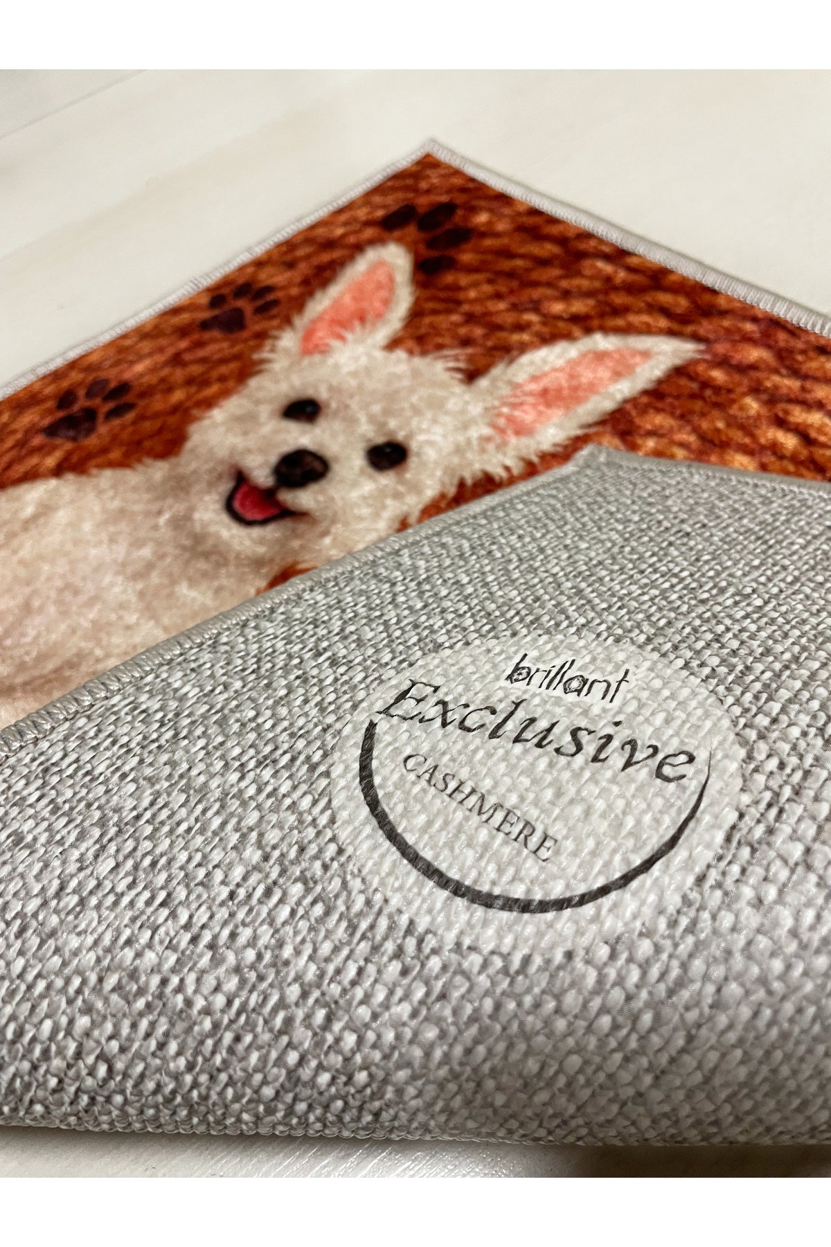 Jute-Look Cute Dog Themed Doormat (60x40)