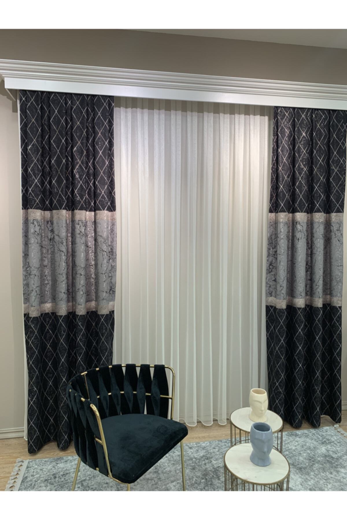 Liva Avent Model 1/2.50 Pleated Blackout Curtain