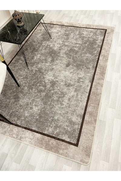 GRAY Jute Sisal-Look Bordered Non-Slip Base Runner Kitchen Rug