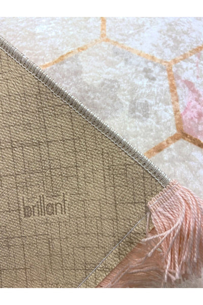 Honeycomb Pattern Latex Rug