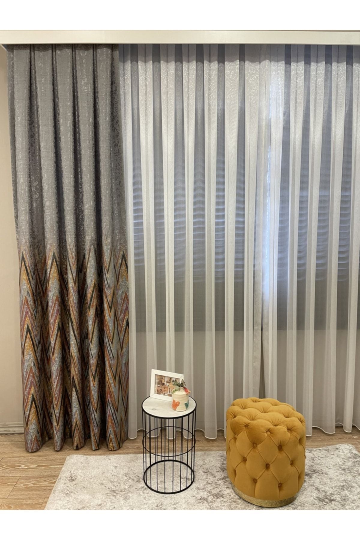 Liva Model 1/2.50 Pleated Blackout Curtain