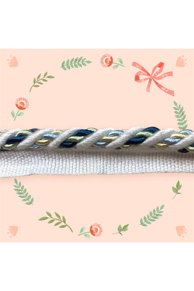 25 METERS - WHITE-PINK-YELLOW Color Thick Rope Cord