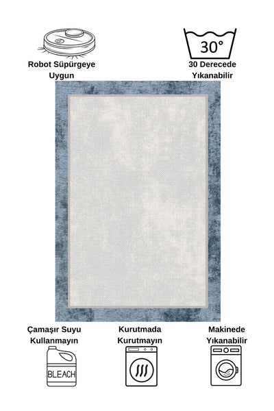 GRAY Jute Sisal-Look Bordered Non-Slip Base Runner Kitchen Rug