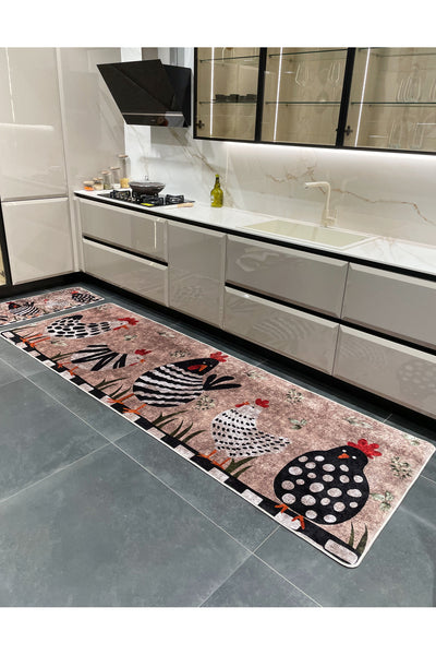 Chicken - Rooster Kitchen Rug