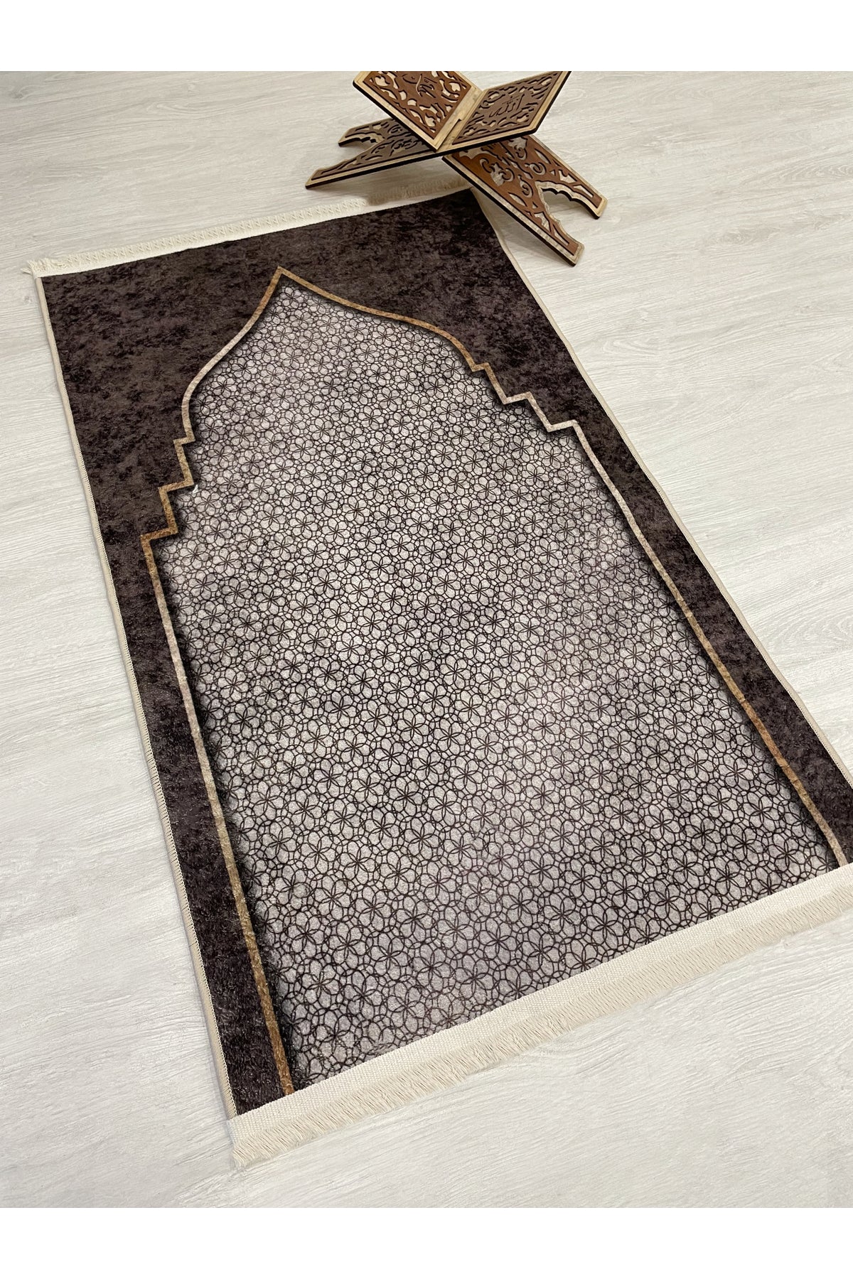 Fringed Prayer Rug (Latex Base) 75x125 Size