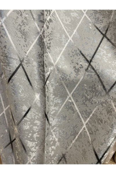 Liva Loren Model 1/2.50 Pleated Blackout Curtain Khaki Brown