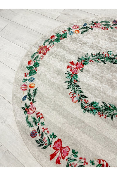 Stone Color - New Year Concept Holiday Kitchen Entryway Rug