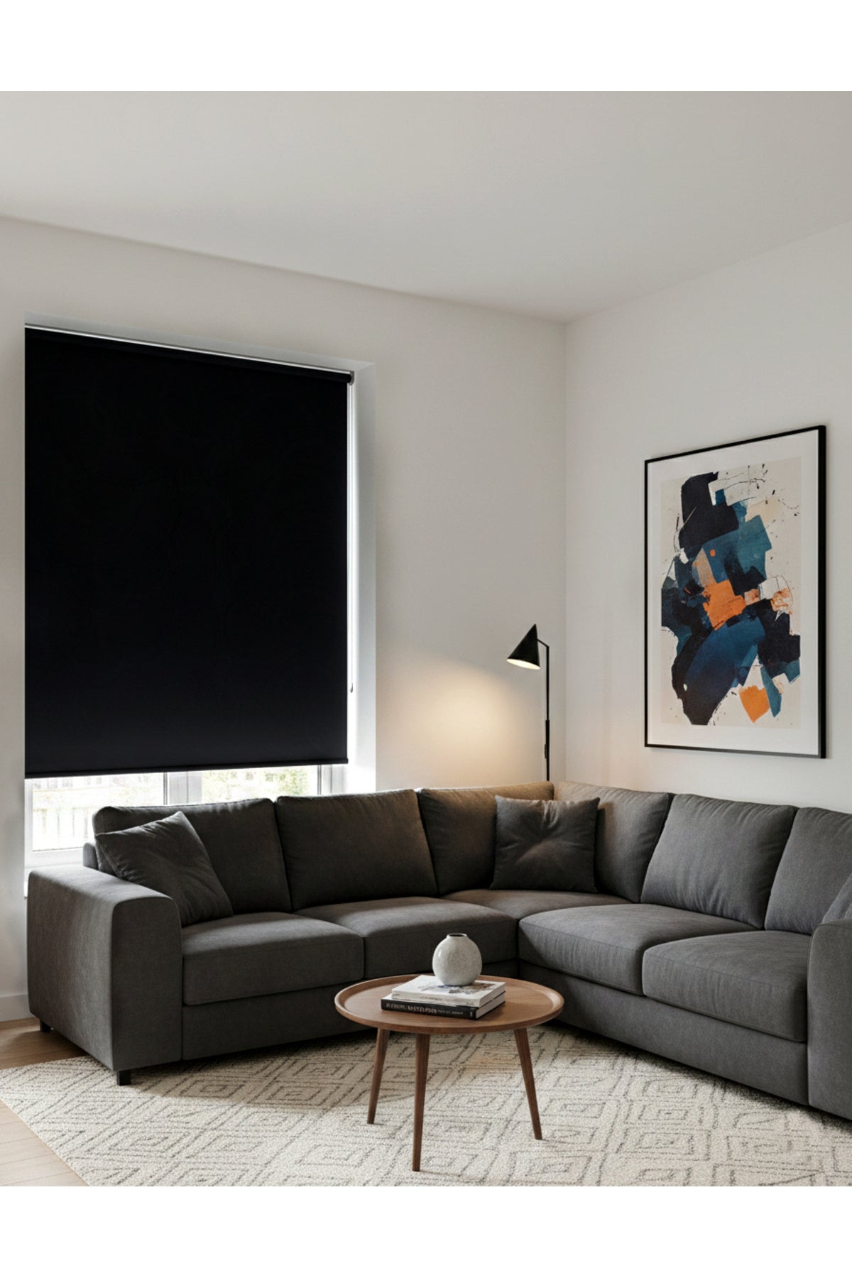 Cream Blackout Roller Shade High Quality 100% Light Blocking