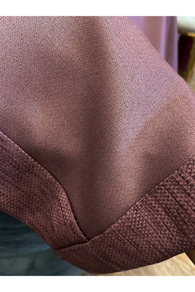 Jacquard Pattern on Blackout 1/2.50 Standard Pleated Blackout Curtain Dark Gray - Smoke