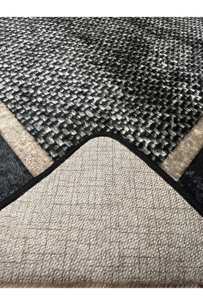 Jute Sisal Bordered Look Decorative Rug - Brown