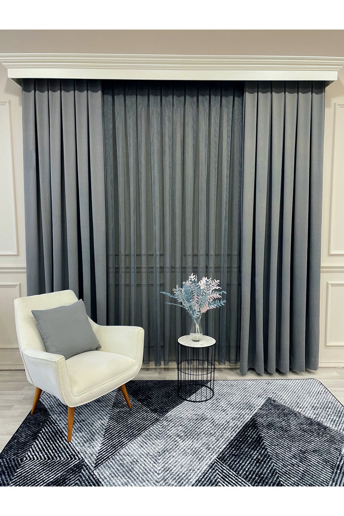 CAMEL Color 1/3 DENSE PLEAT Honeycomb Weave Soft Panama Blackout Curtain