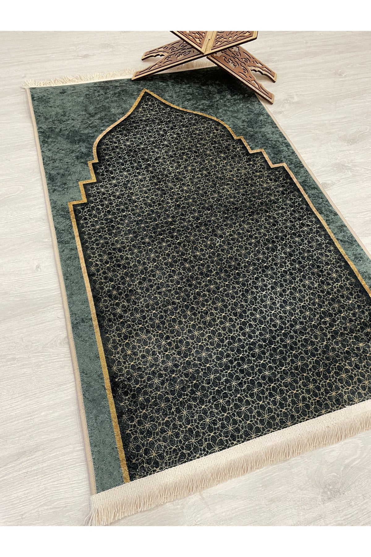 Fringed Prayer Rug (Latex Base) 75x125 Size