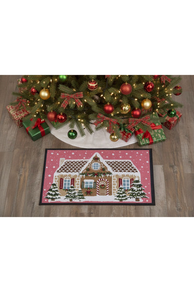 Christmas-Themed Doorstep Tree Skirt Mat (60x90)