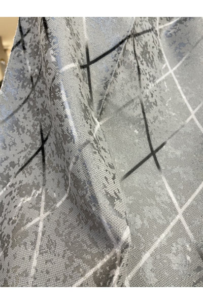 Liva Loren Model 1/2.50 Pleated Blackout Curtain Khaki Brown