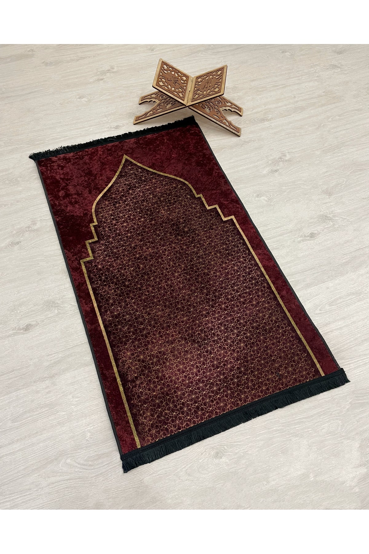 Fringed Prayer Rug (Latex Base) 75x125 Size