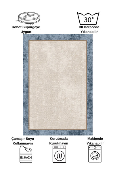 GRAY Jute Sisal-Look Bordered Non-Slip Base Runner Kitchen Rug