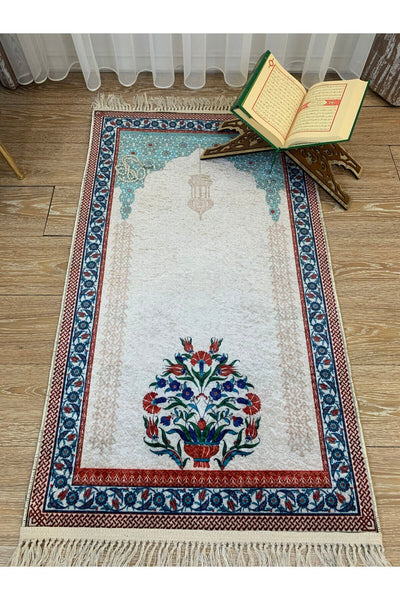 Fringed Prayer Rug (LATEX BASE) 75x125 Size