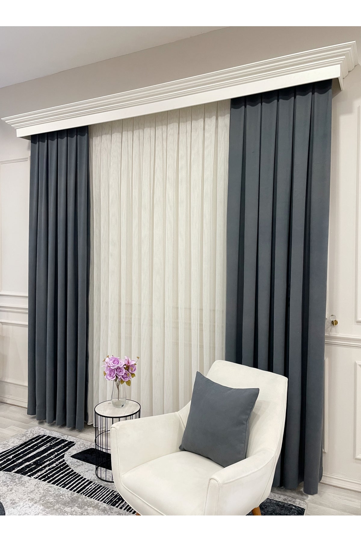 CAMEL Color 1/3 DENSE PLEAT Honeycomb Weave Soft Panama Blackout Curtain