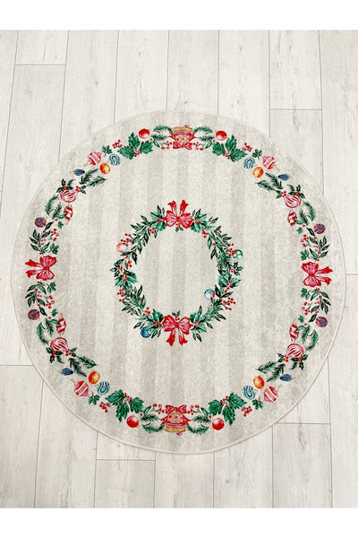 Stone Color - New Year Concept Holiday Kitchen Entryway Rug