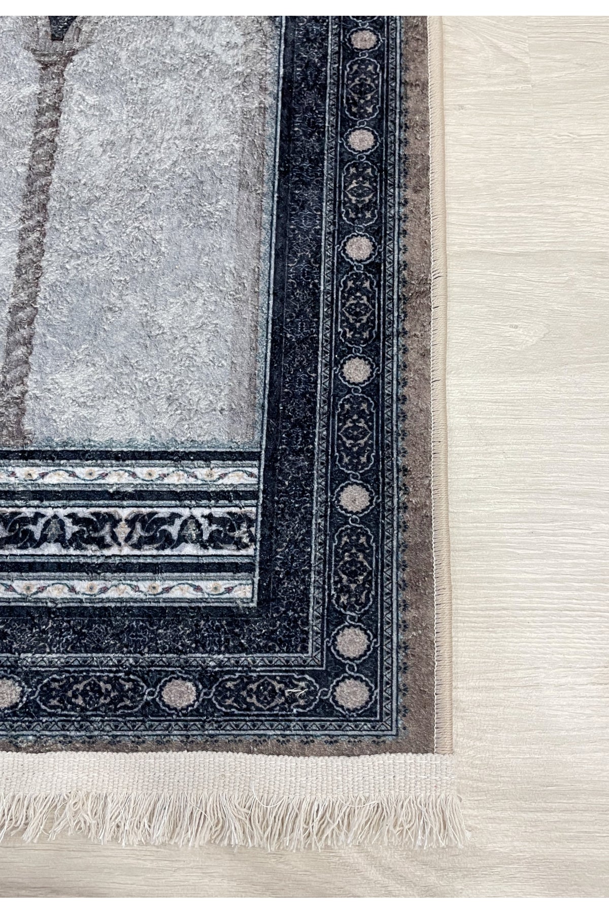 Fringed Prayer Rug Latex Base 75x125 Size