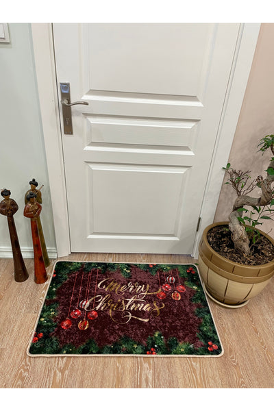 Merry Christmas New Year's Latex Base Doormat (SIZE 60x90)