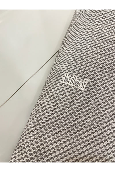 Bordered Patterned 2-Piece Latex Leather-Backed Bathroom Mat Set (60X100 - 60X50) Black