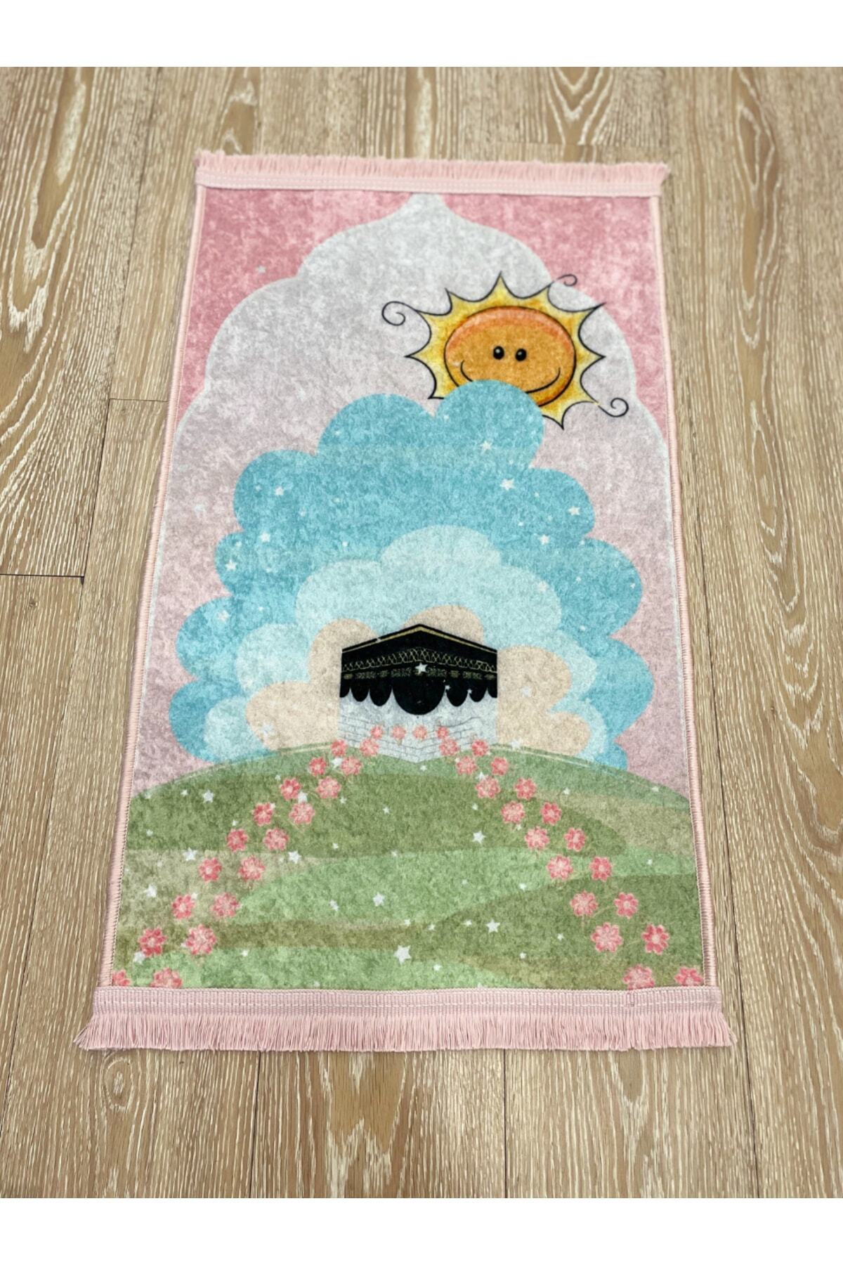 Children's Prayer Rug (50x80 Size) Blue
