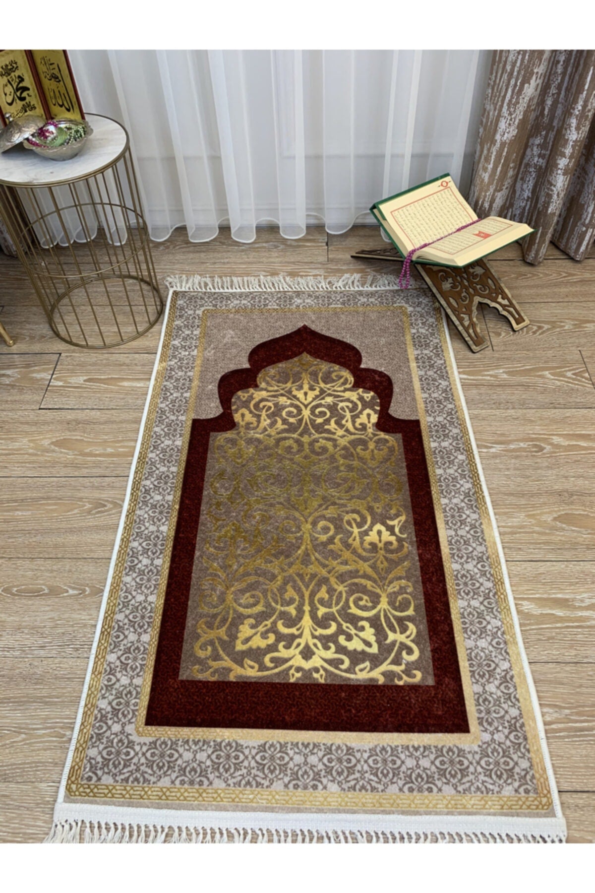Fringed Prayer Rug (Latex Base) 75x125 Size